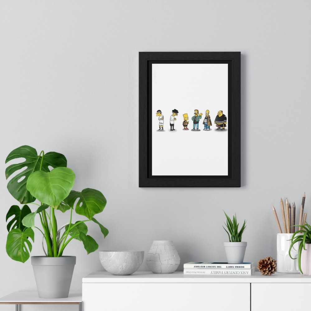 The Simpsons Characters Streetwear Fashion Poster - Poster Kingz