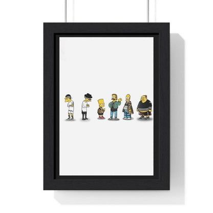 The Simpsons Characters Streetwear Fashion Poster - Poster Kingz