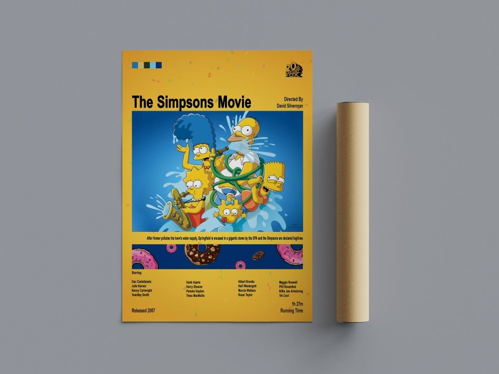 The Simpsons Movie Poster - Poster Kingz