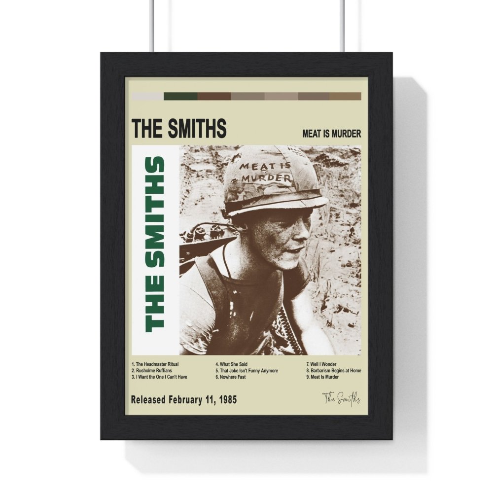 The Smiths Album Cover Poster - Poster Kingz - A5 (unframed) - Vintage - Meat Is Murder