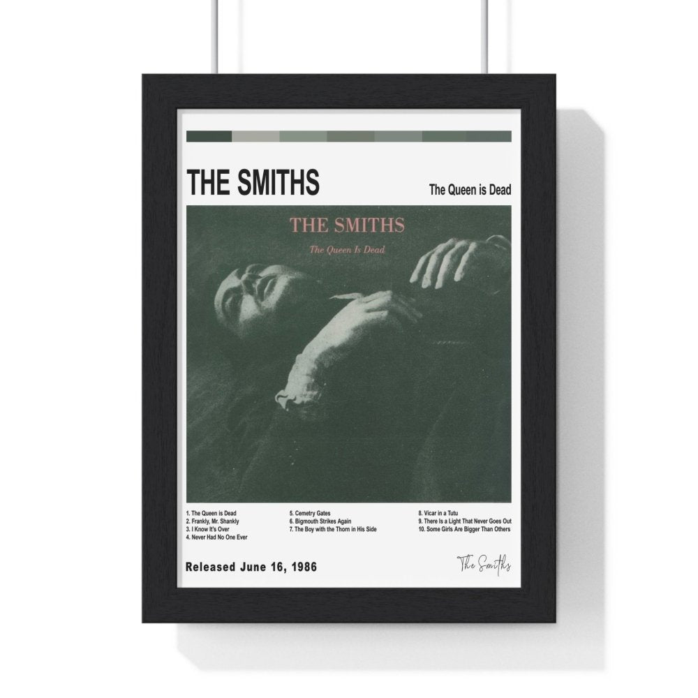 The Smiths Album Cover Poster - Poster Kingz - A5 (unframed) - White - The Queen is Dead