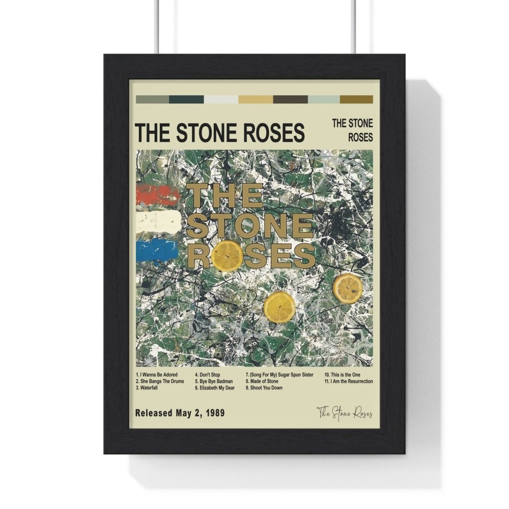 The Stone Roses Album Cover Poster - Poster Kingz - A5 (unframed) - Vintage - 