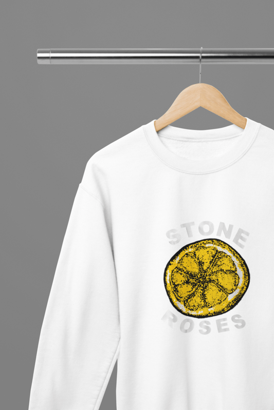 The Stone Roses T-Shirt/Sweatshirt - Poster Kingz - S - Sweatshirt - White