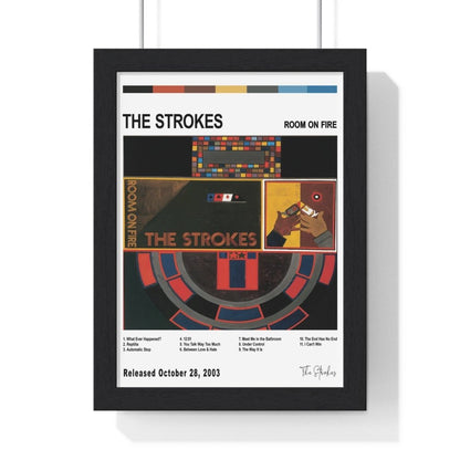 The Strokes - Room On Fire Album Cover Poster - Poster Kingz - A5 (unframed) - White - 