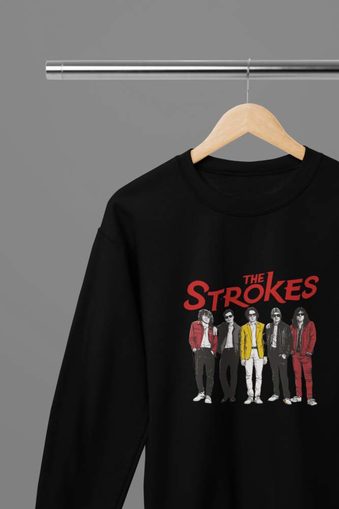 The Strokes T-Shirt/Sweatshirt - Poster Kingz - S - Sweatshirt - Black