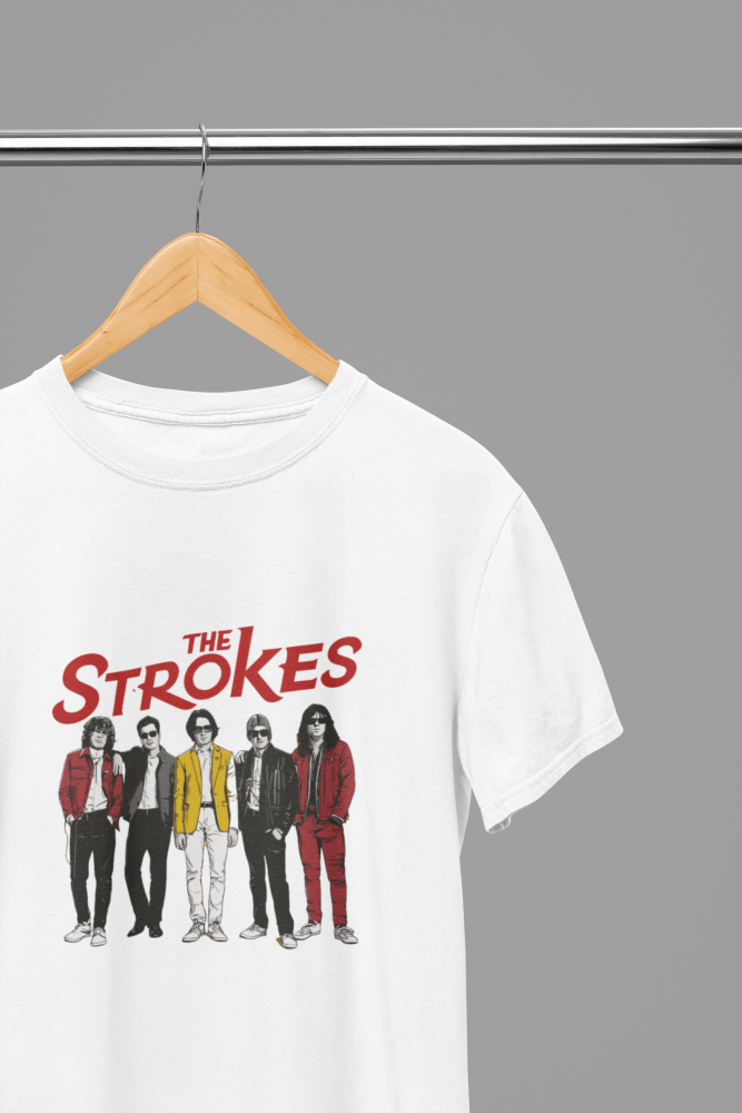 The Strokes T-Shirt/Sweatshirt - Poster Kingz - S - T-Shirt - White