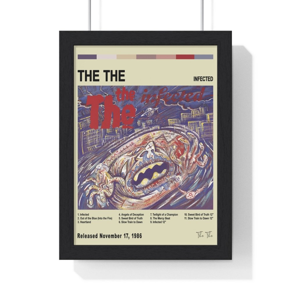 The The - Infected Album Cover Poster - Poster Kingz - A5 (unframed) - Vintage - 