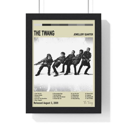 The Twang - Jewellery Quarter Album Cover Poster - Poster Kingz - A5 (unframed) - Vintage - 