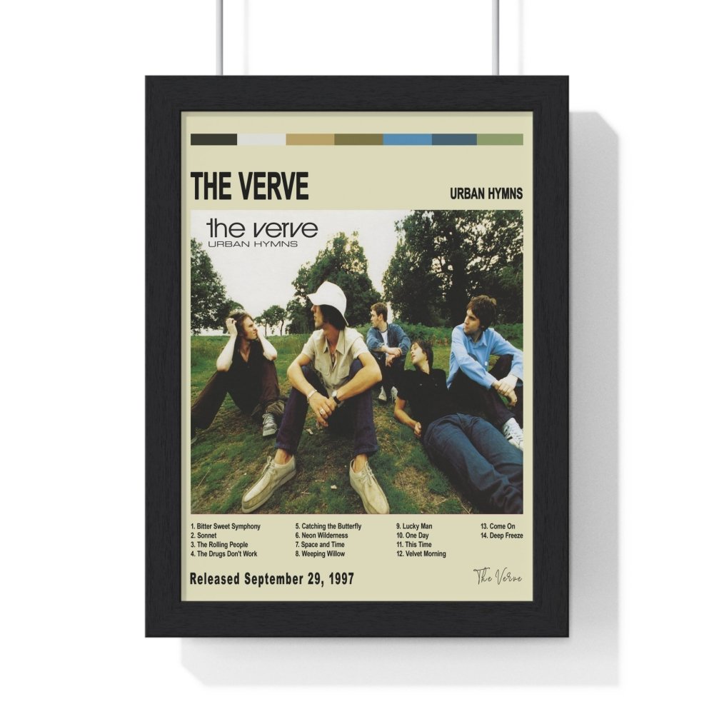 The Verve - Urban Hymns Album Cover Poster - Poster Kingz - A5 (unframed) - Vintage - 