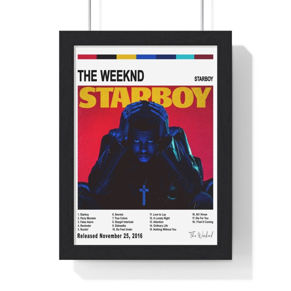 The Weeknd - Starboy Album Cover Poster - Poster Kingz