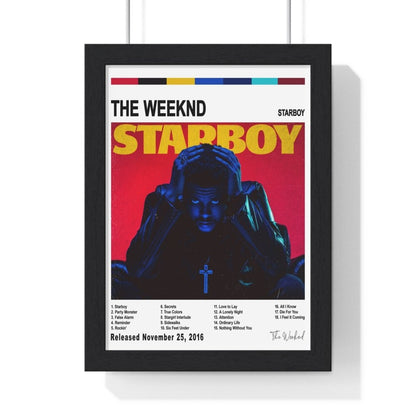 The Weeknd - Starboy Album Cover Poster - Poster Kingz