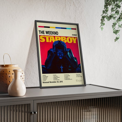 The Weeknd - Starboy Album Cover Poster - Poster Kingz