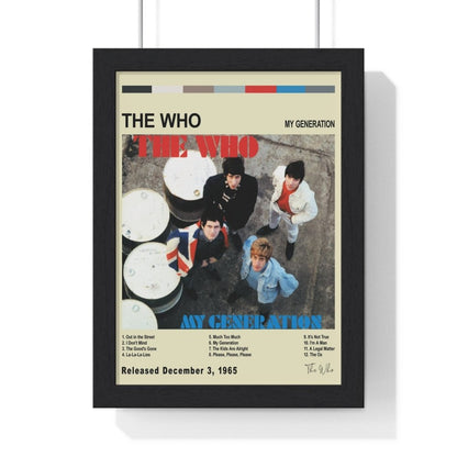 The Who - Who's Next Album Poster - Poster Kingz - A5 (unframed) - My Generation - Vintage - AlbumArt