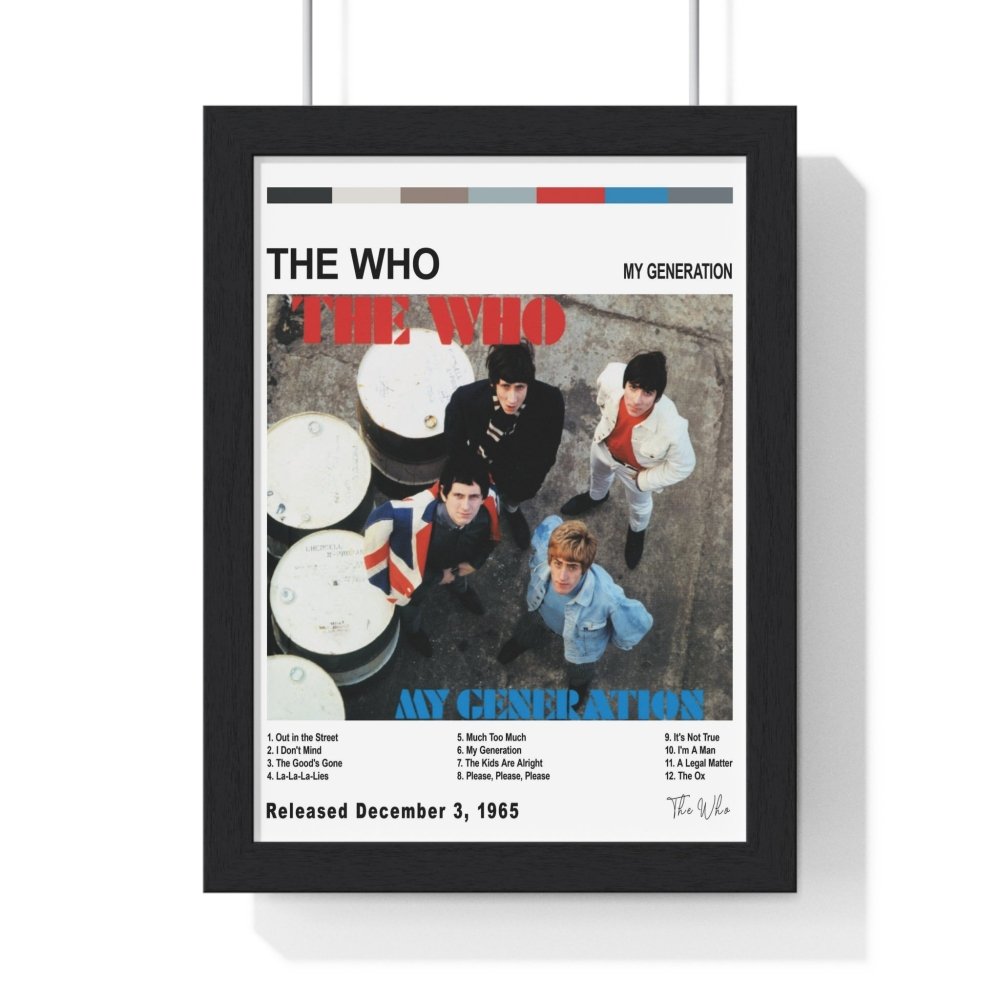 The Who - Who's Next Album Poster - Poster Kingz - A5 (unframed) - My Generation - White - AlbumArt