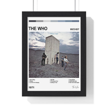 The Who - Who's Next Album Poster - Poster Kingz - A5 (unframed) - Who's Next - White - AlbumArt