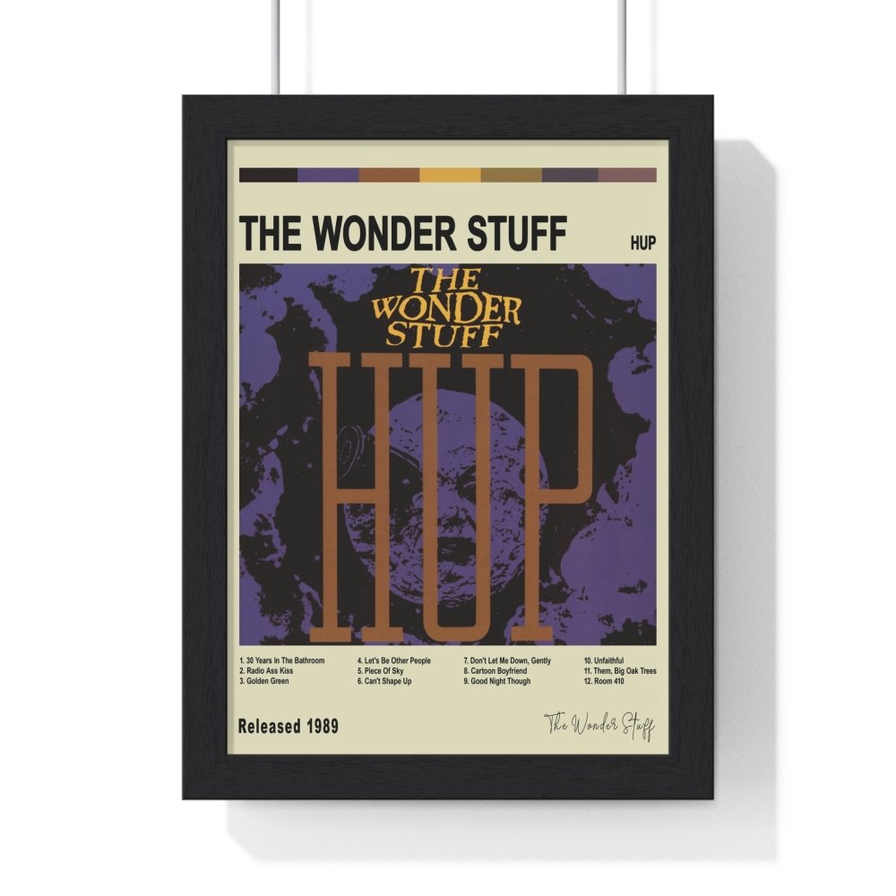 The Wonder Stuff - Hup Album Cover Poster - Poster Kingz - A5 (unframed) - Vintage - 