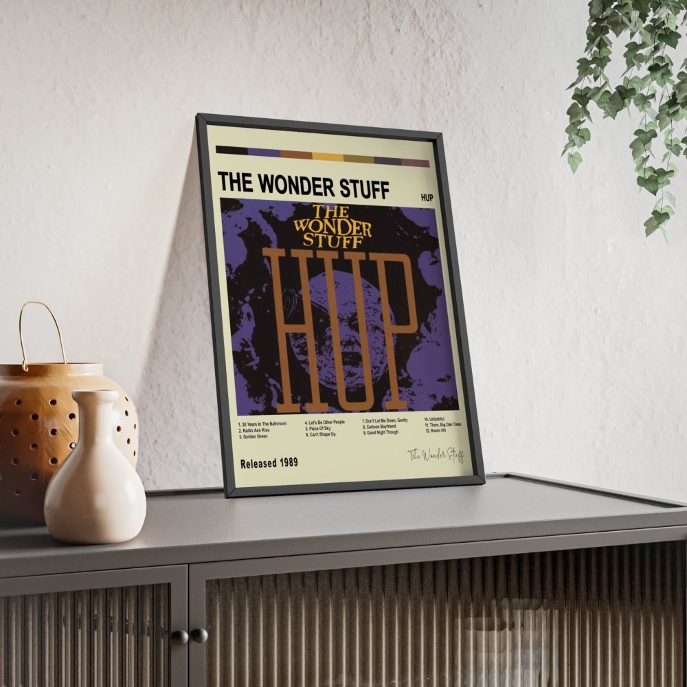 The Wonder Stuff - Hup Album Cover Poster - Poster Kingz - A5 (unframed) - White - 