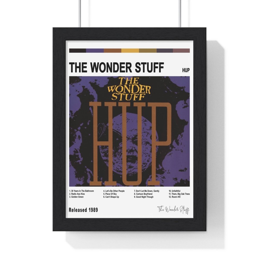 The Wonder Stuff - Hup Album Cover Poster - Poster Kingz - A5 (unframed) - White - 