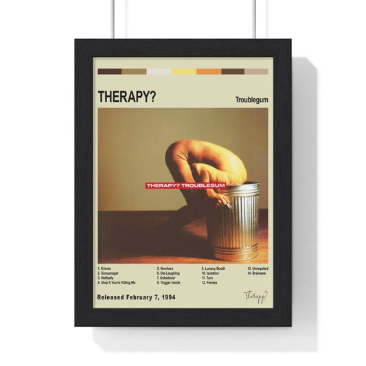 Therapy? - Troublegum Album Cover Poster - Poster Kingz - A5 (unframed) - Vintage - 