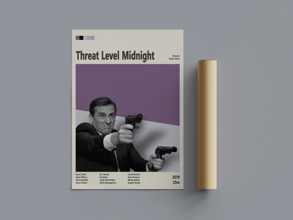 Threat level midnight Movie poster - Poster Kingz