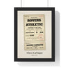 Personalised Football Match Ticket Print - vintage ticket style