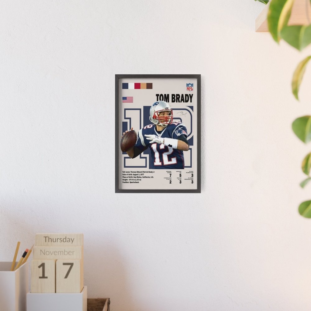 Tom Brady Poster - Poster Kingz deco