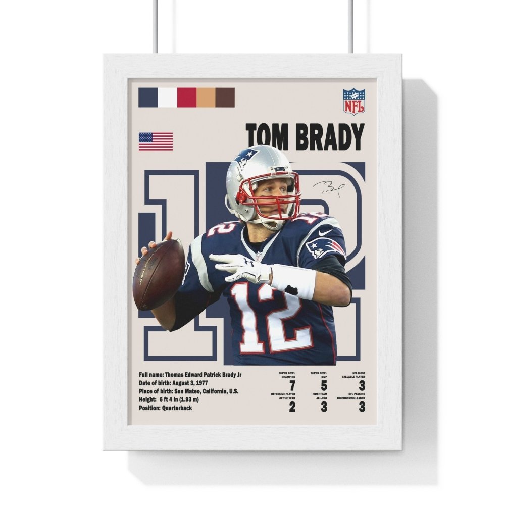 Tom Brady Poster - Poster Kingz deco