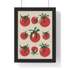 Framed Tomato Kitchen Print - Bold Vegetable print