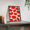 Framed Tomato Kitchen Print - Food Illustration print