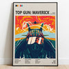 Top Gun: Maverick Movie Poster – High - Flying Action Sequel Art Print - Poster Kingz - A5 (unframed) - Maverick - 