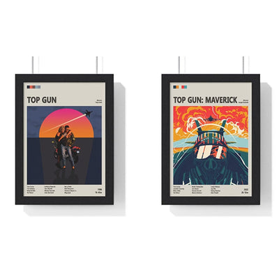 Framed Top Gun: Maverick movie poster