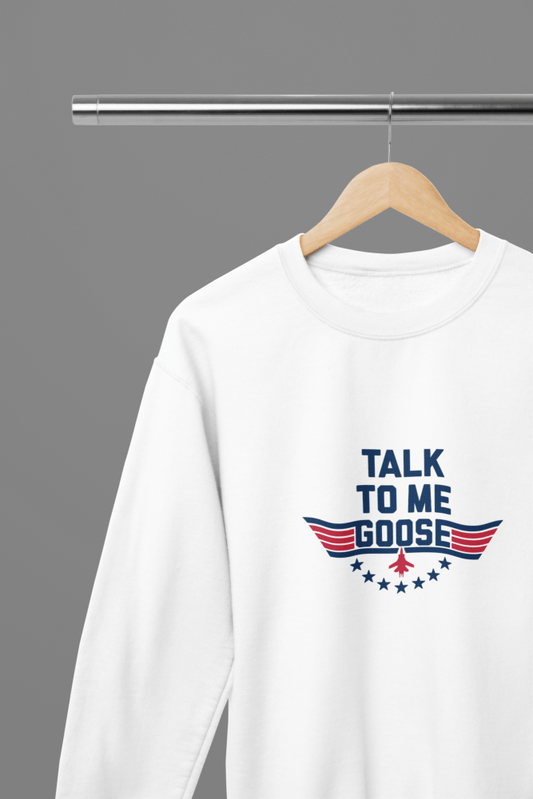 Top Gun - T-Shirt/Sweatshirt - Poster Kingz - S - White - Sweatshirt