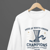 Black t-shirt with Tottenham Europa League Winners 2025 & Sweatshirt