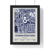 Tottenham Hotspur Stadium Map Print