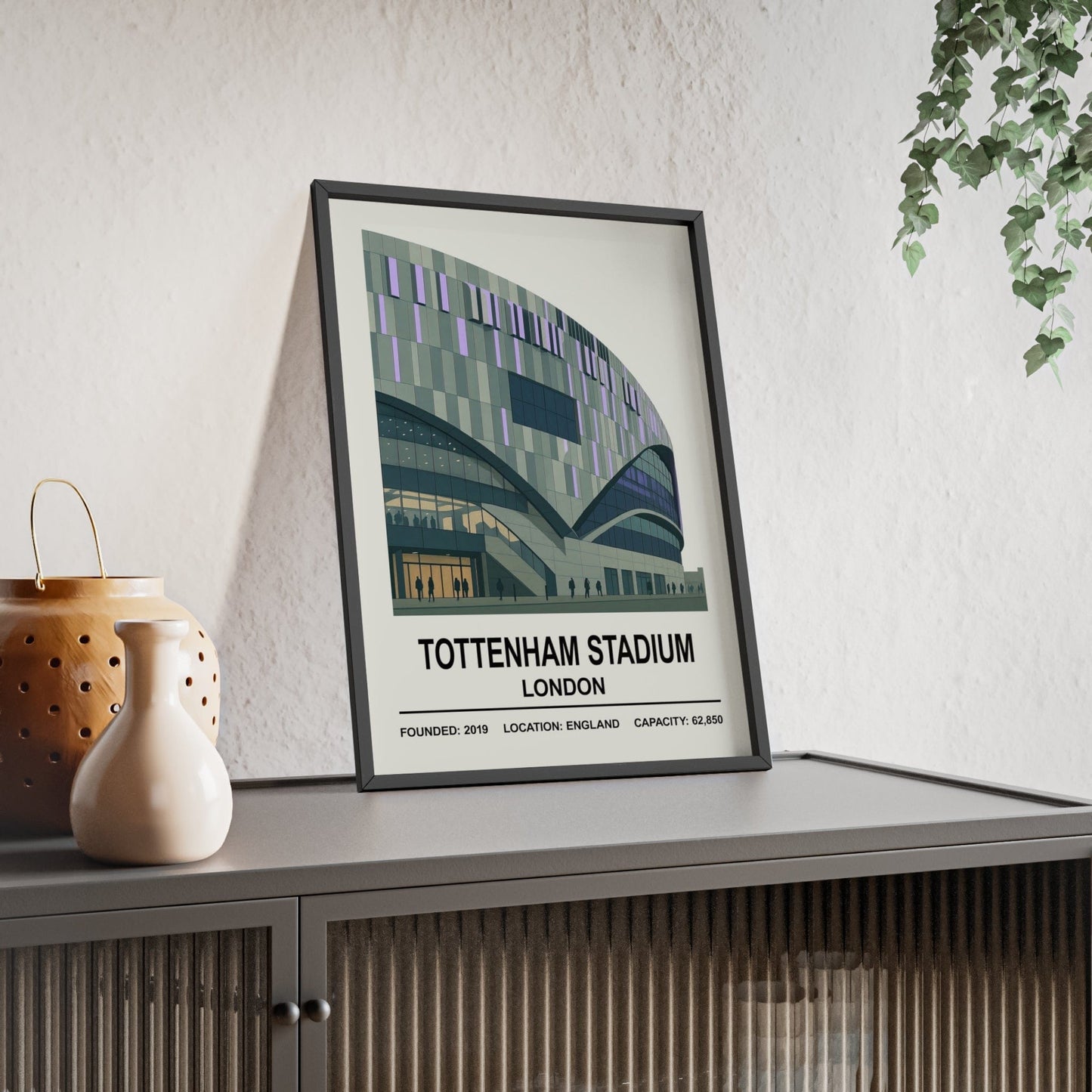 Framed Tottenham Hotspur Stadium Poster poster
