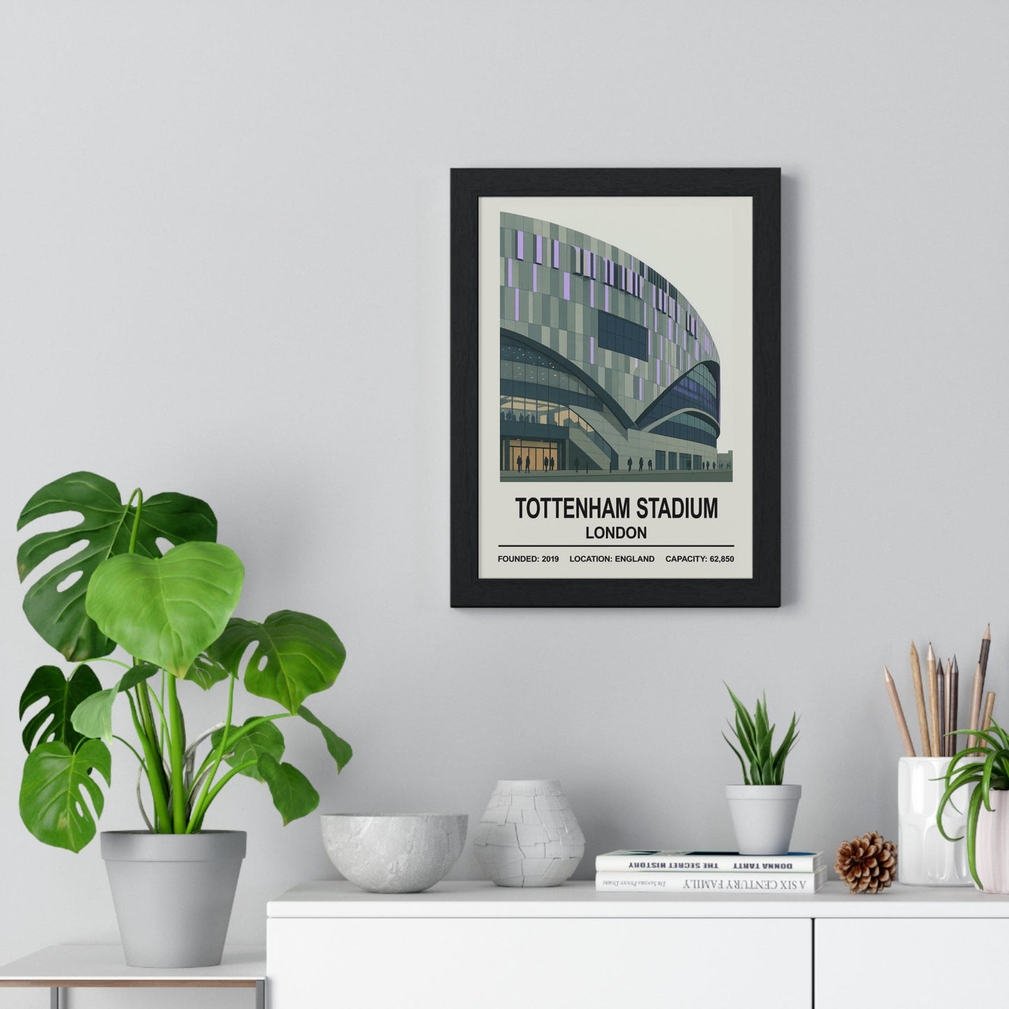 Framed Tottenham Hotspur Stadium Poster poster