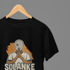 Black t-shirt with Tottenham Solanke & Sweatshirt - Cartoon Football Celebration Print