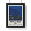 Framed Tottenham Stadium Night Edition Stadium poster