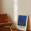 Framed Tottenham Stadium Night Edition Stadium poster