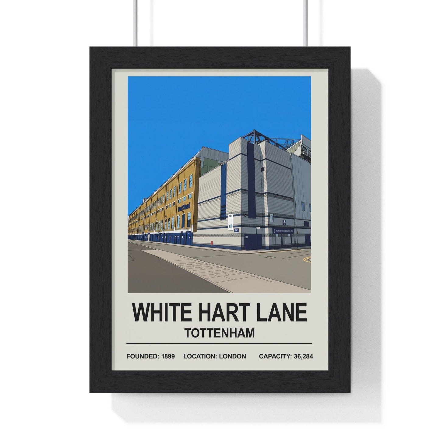 Framed Tottenham White Hart Lane Exterior poster
