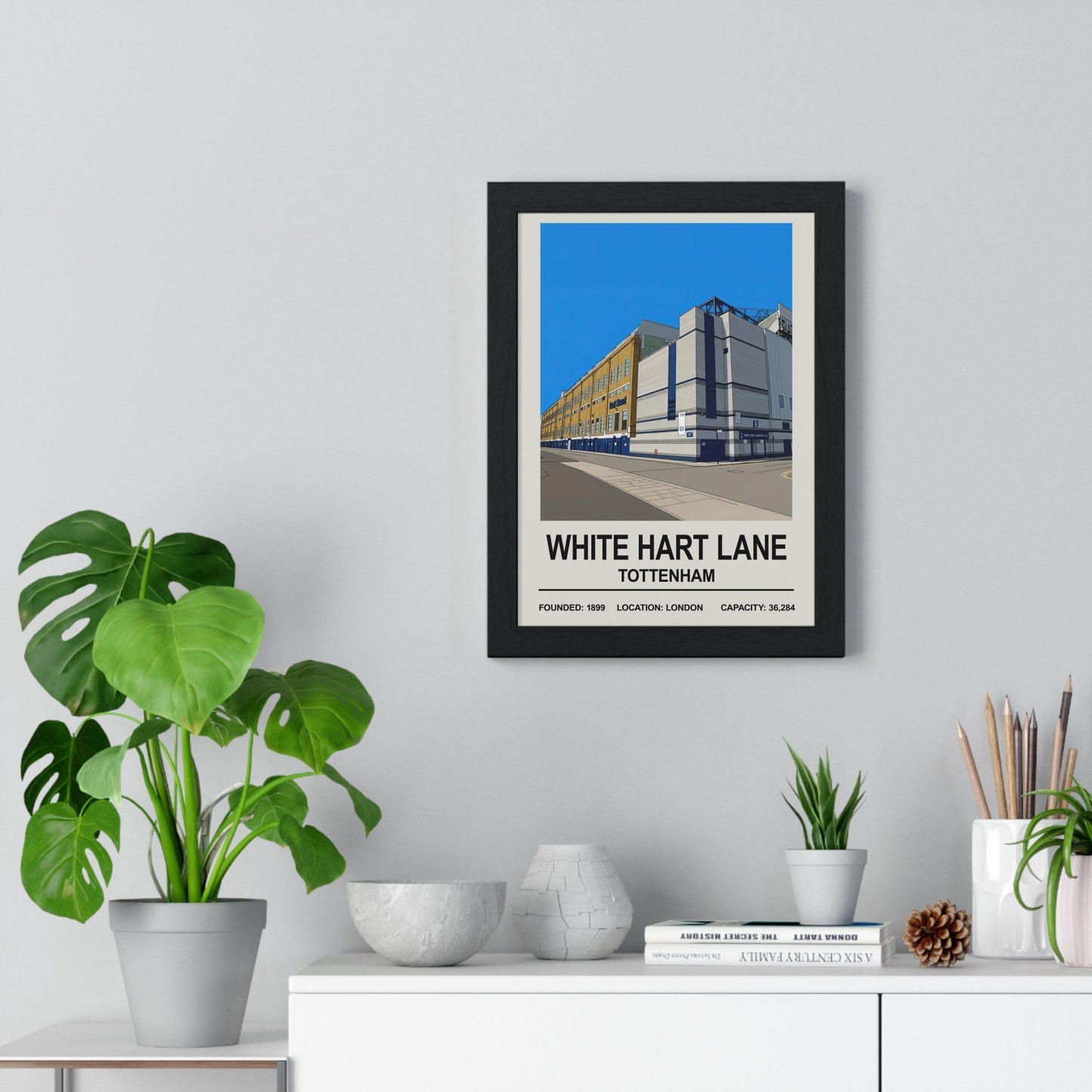 Framed Tottenham White Hart Lane Exterior poster