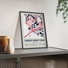 Framed Toughsheet Community Stadium map print