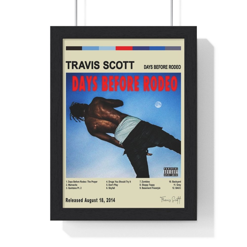 Travis Scott set of 2024 3 Album Poster. No Frame.