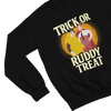 Red t-shirt with Trick or Ruddy Treat Sweatshirt Bottom Halloween