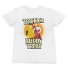 Grey t-shirt with Trick or Ruddy Treat Sweatshirt Bottom Halloween