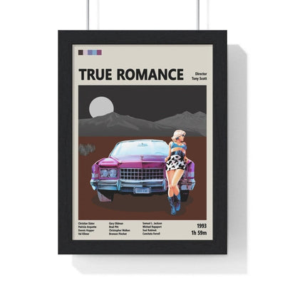 Framed True Romance 1993 movie poster