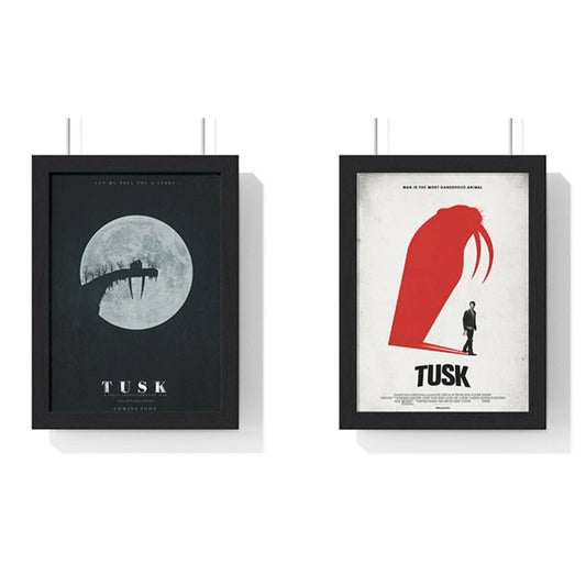 Tusk Movie Poster – Quirky Horror Comedy Art Print - Poster Kingz - A5 (unframed) - Design 1 - 