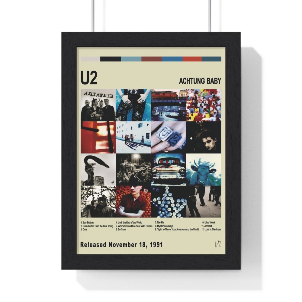 U2 Album Cover Poster - Poster Kingz