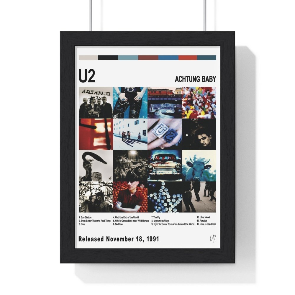 U2 Album Cover Poster - Poster Kingz