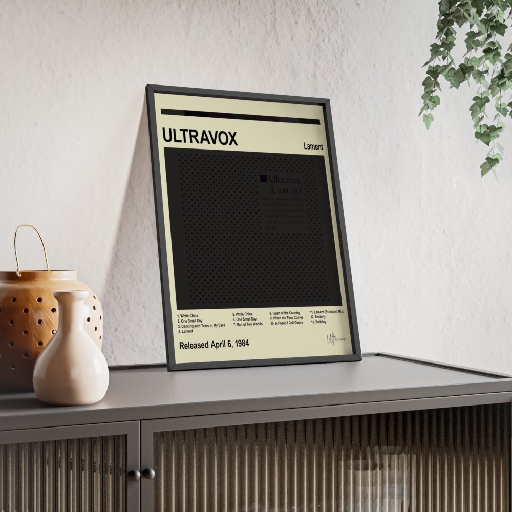 Ultravox - Lament Album Cover Poster - Poster Kingz - A5 (unframed) - White - 